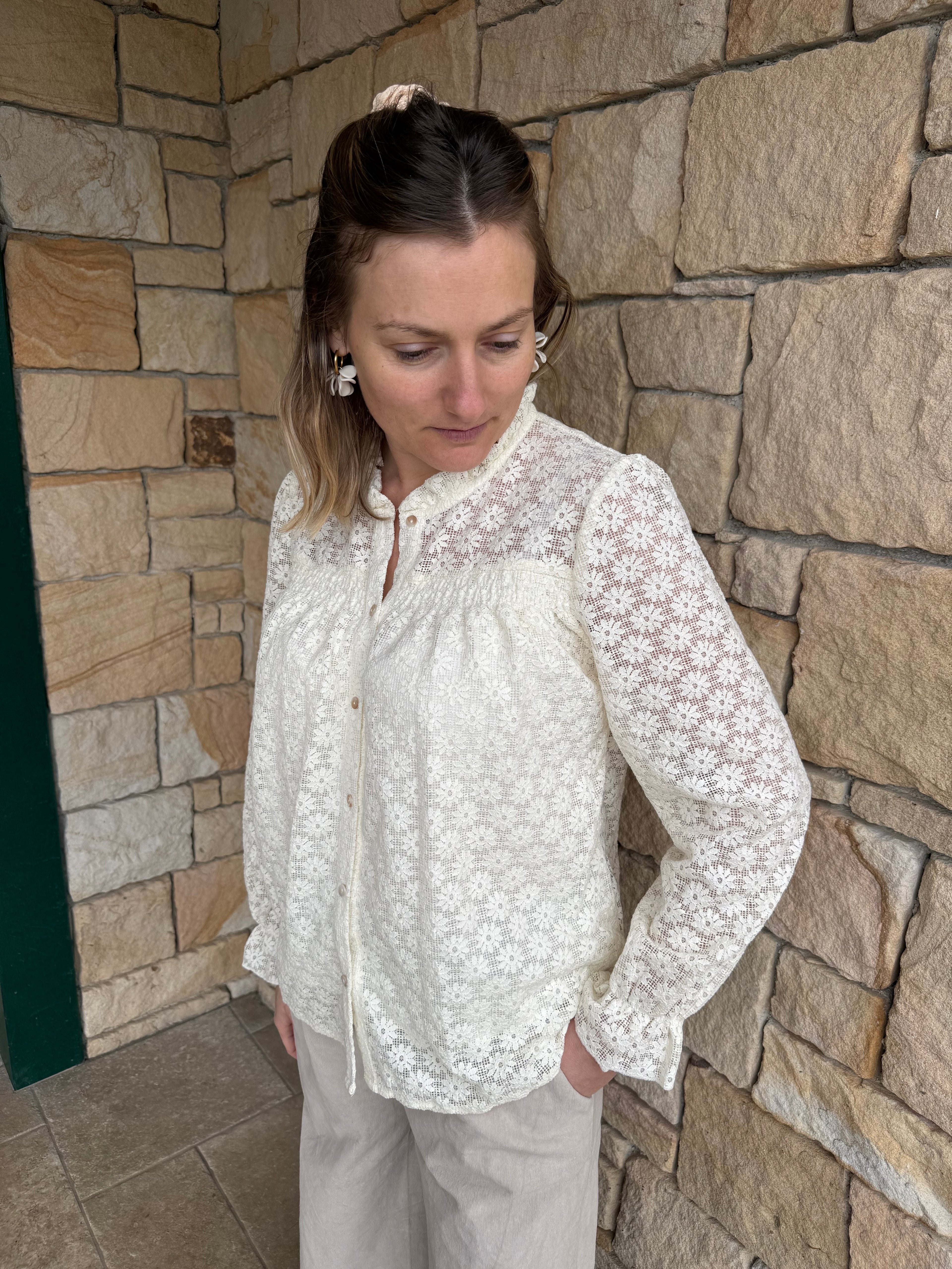 Blouse MORGANE écrue