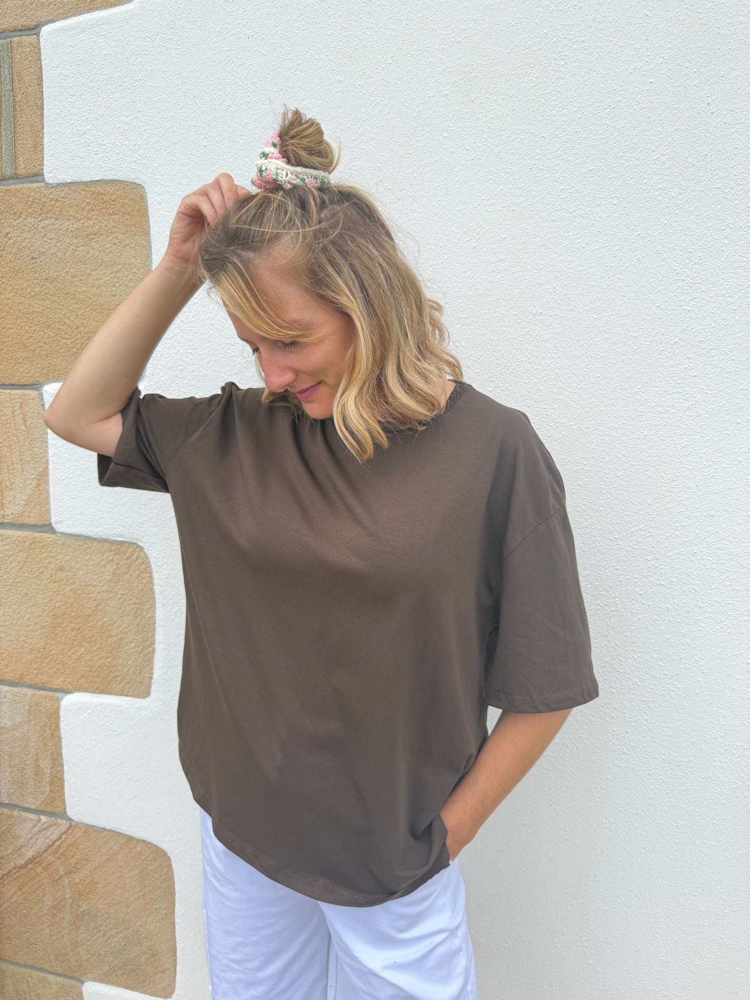 T-shirt ZOÉ marron