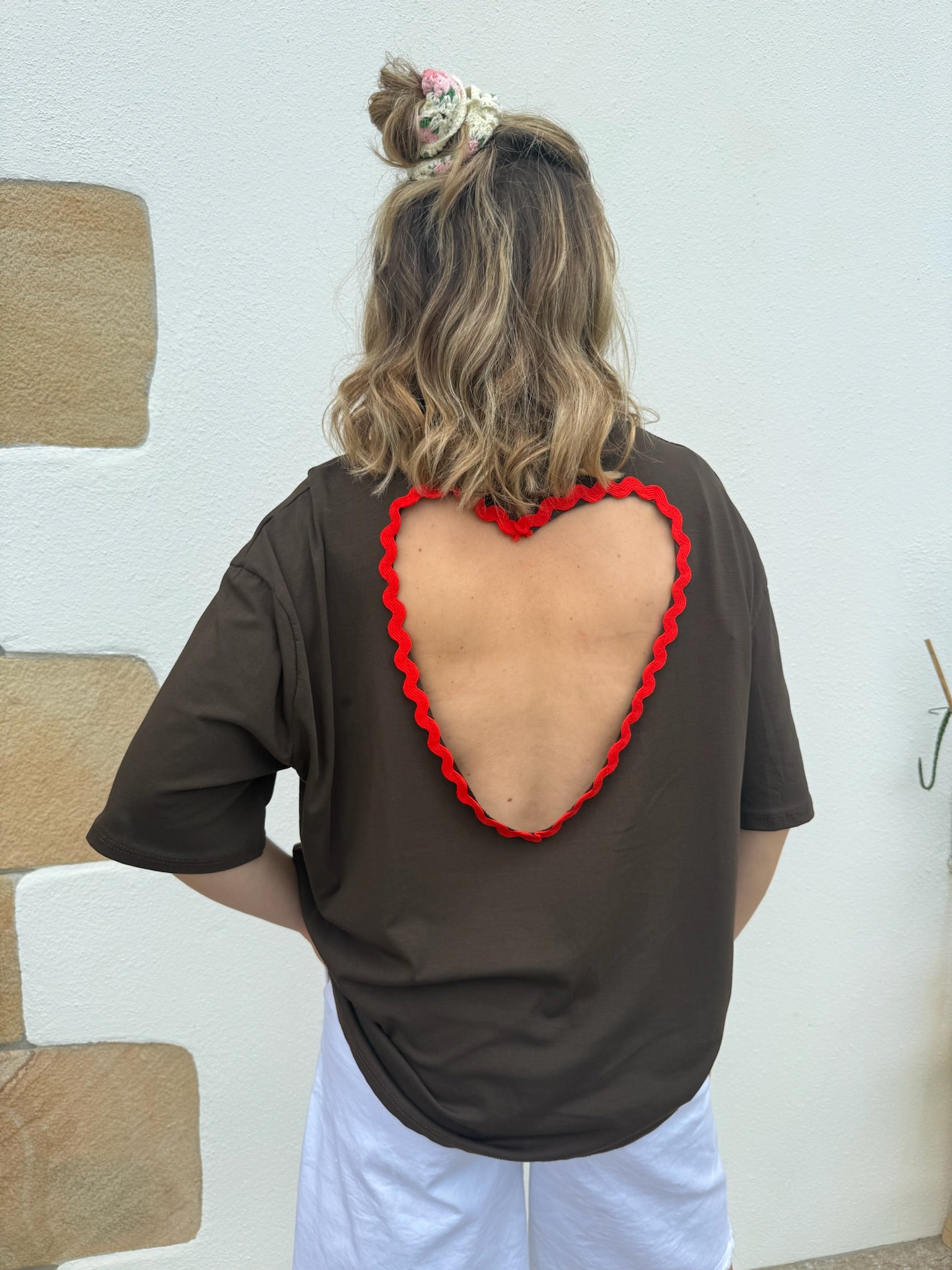 T-shirt ZOÉ marron