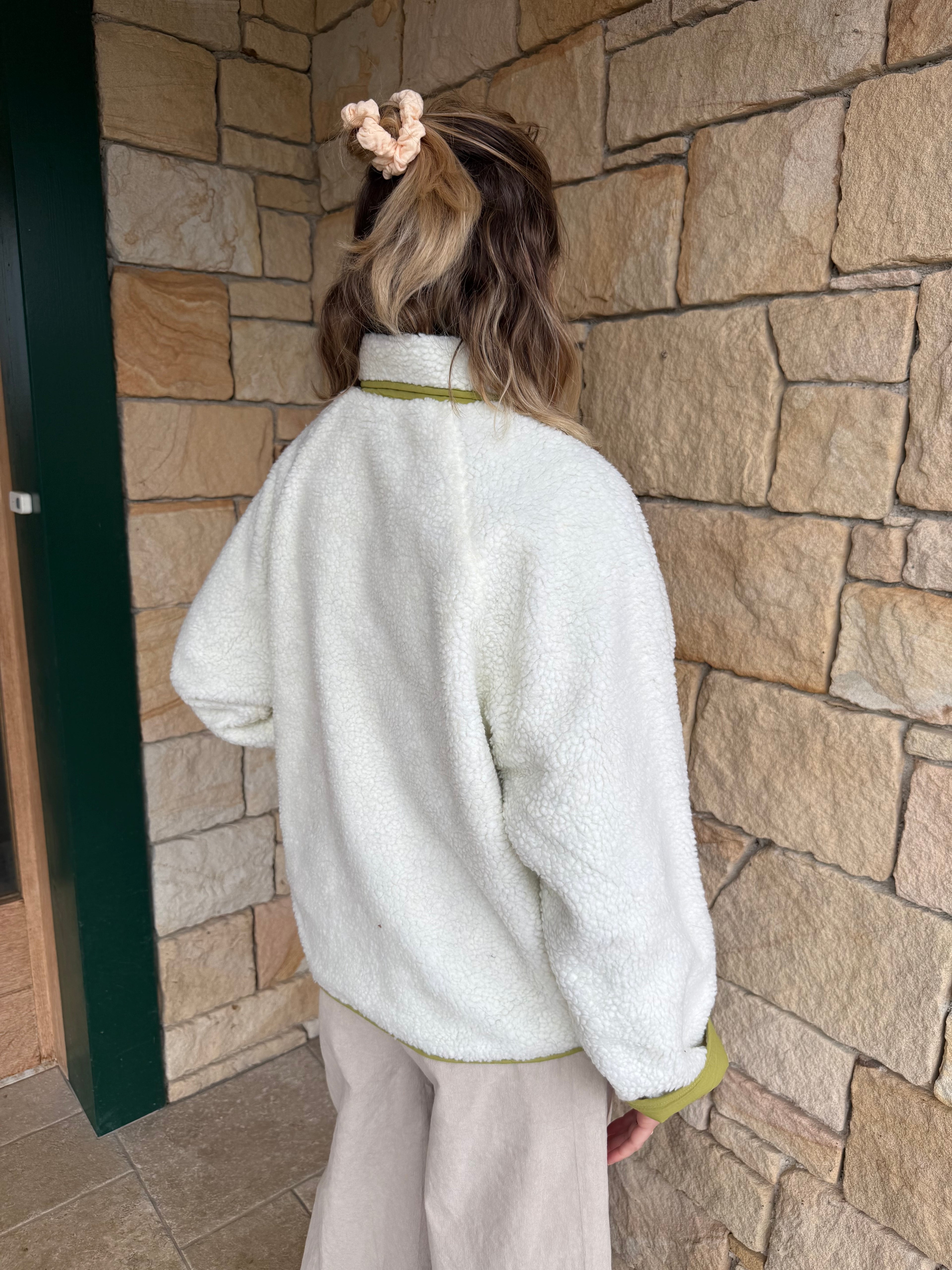 Polaire HÉLÈNE vert olive