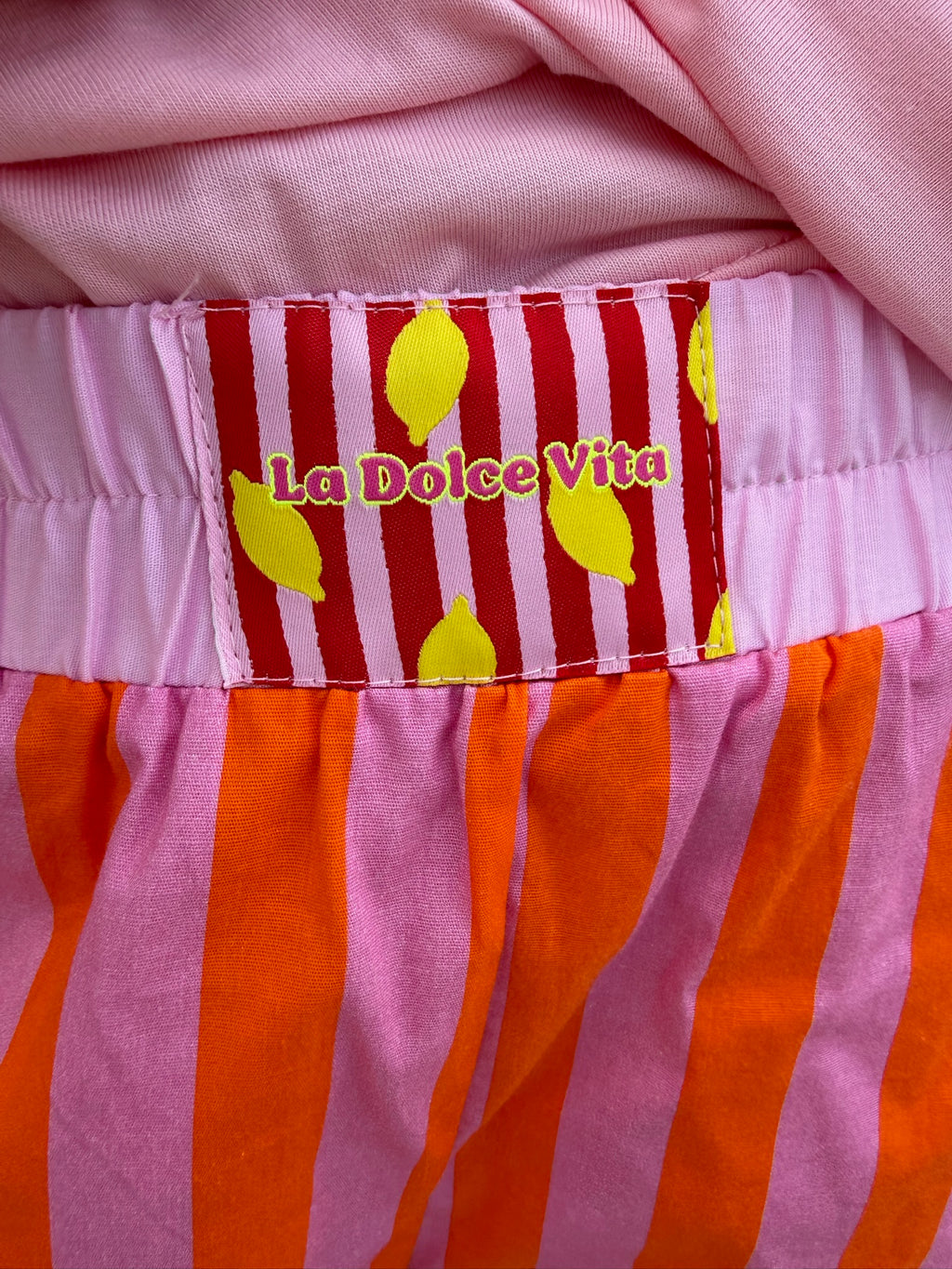 Short LÉNA rose/orange