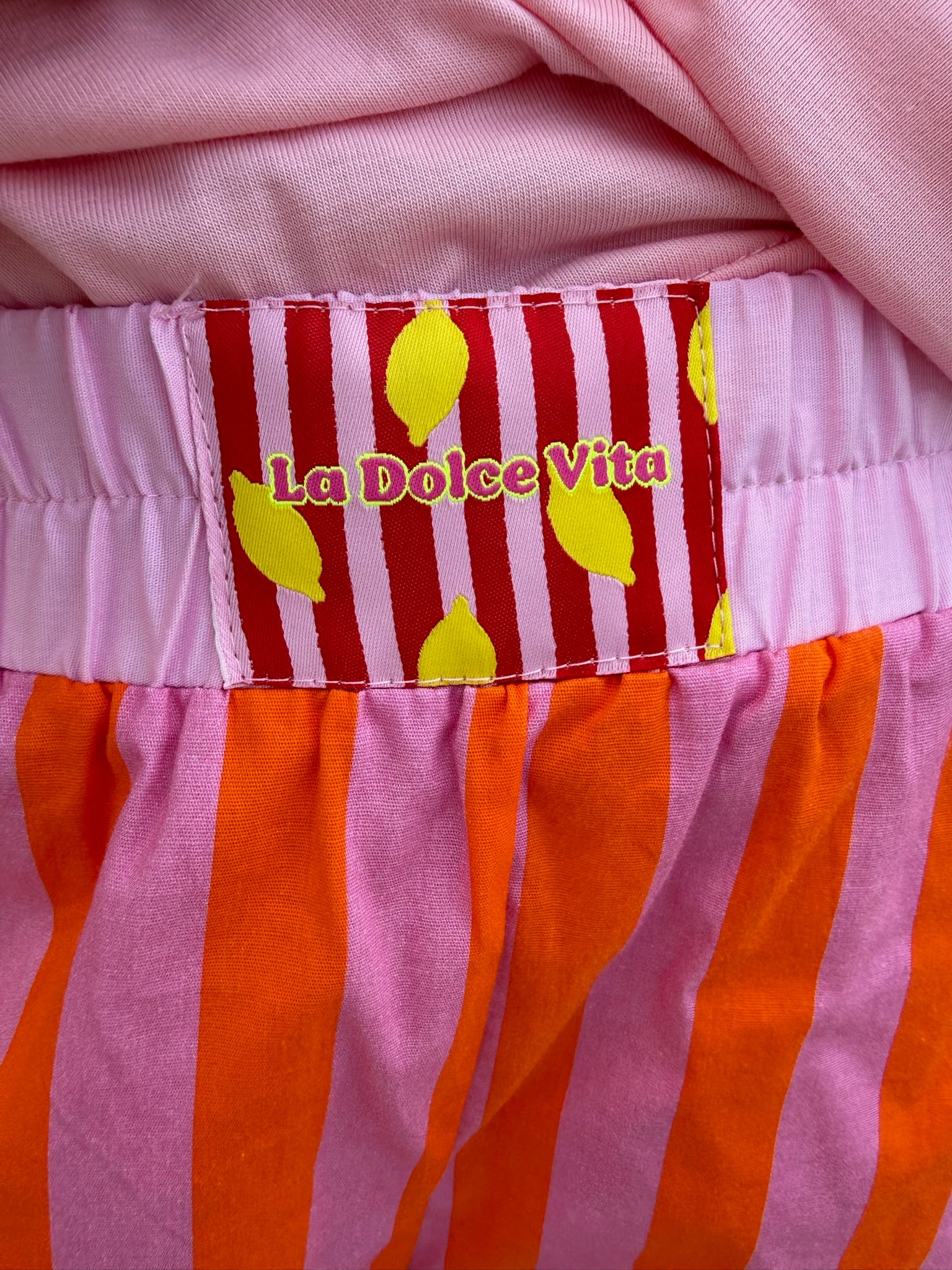 Short LÉNA rose/orange