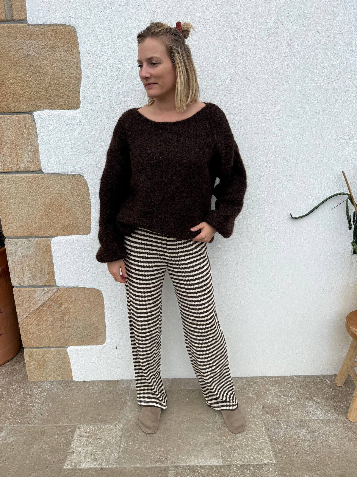 Pantalon TIMÉO marron