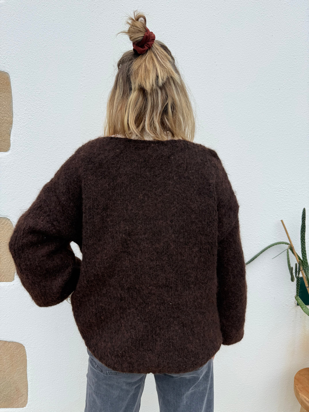 Pull YVETTE marron