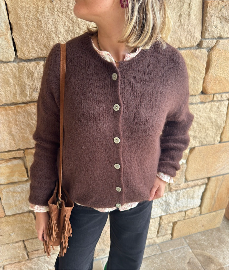 Gilet MATHIEU - Marron Chocolat