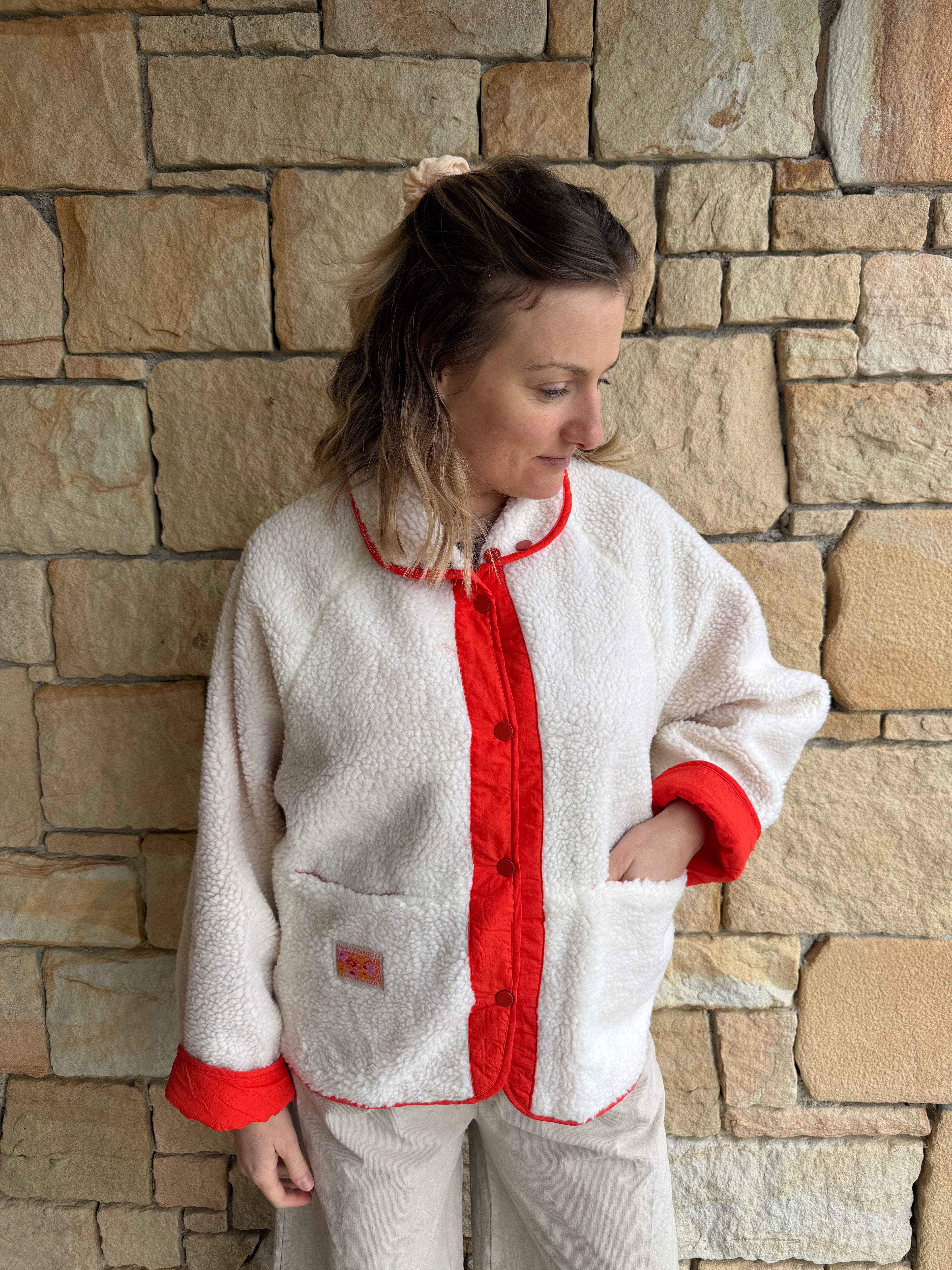 Polaire HÉLÈNE orange