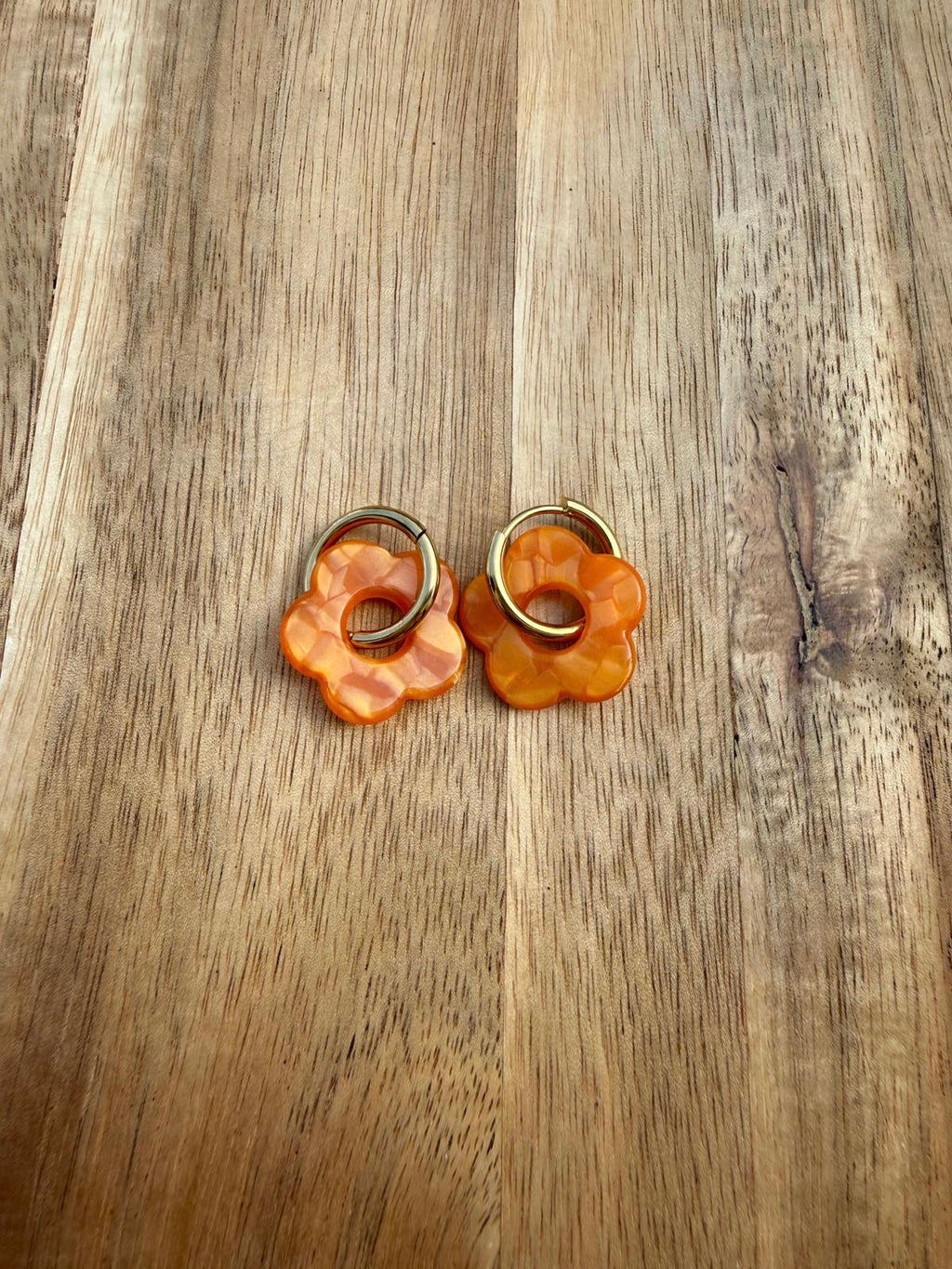 Boucles d’oreilles EMILIE oranges