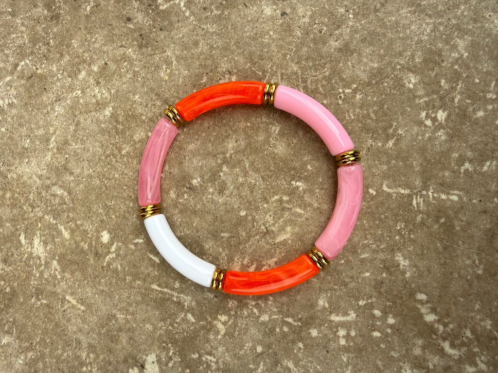 Bracelet jonc CLAUDE rose