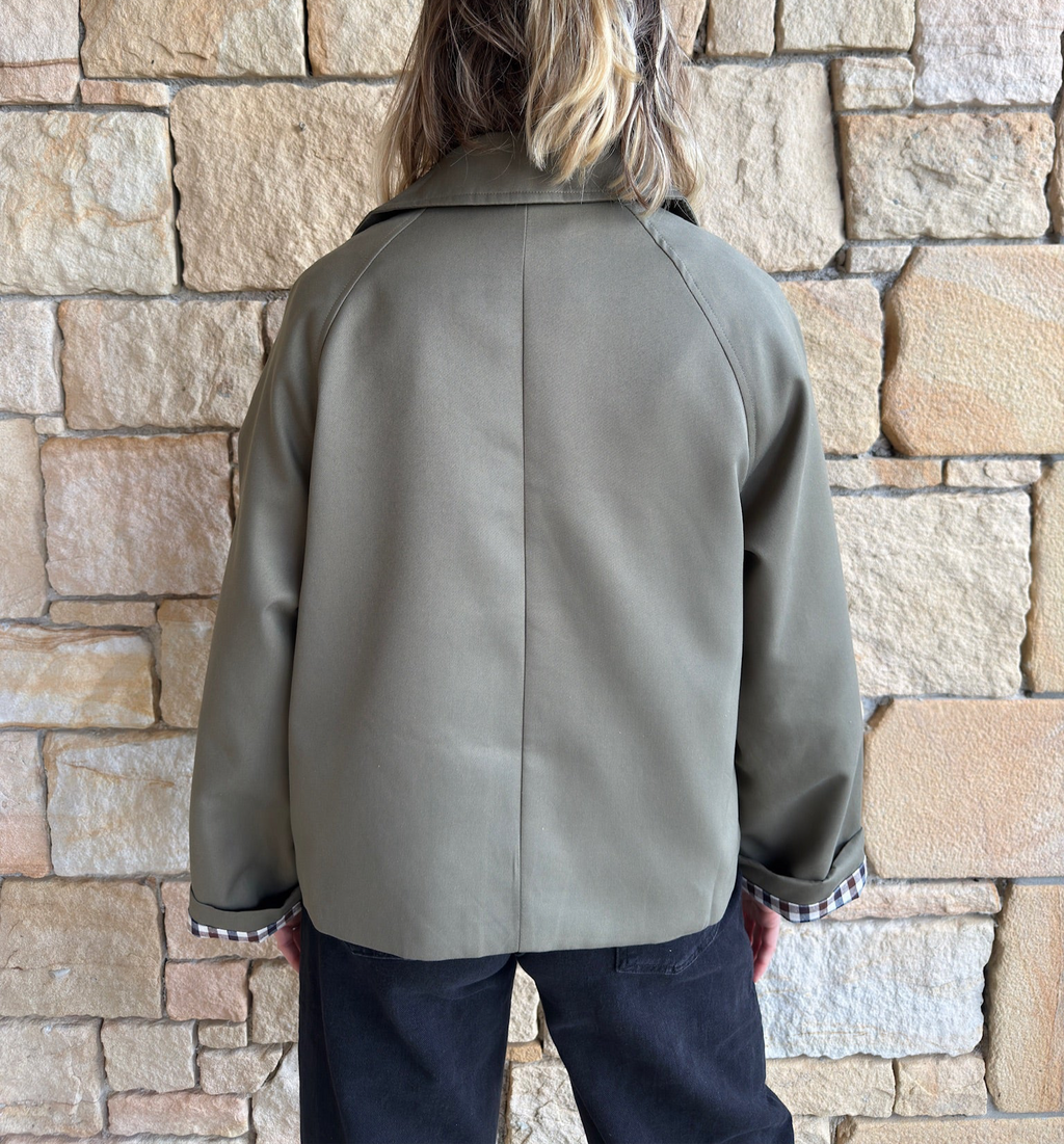 Veste trench FLORENCE - Kaki