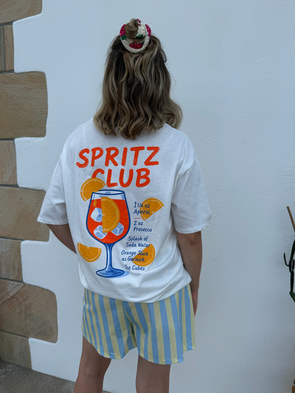 T-shirt SPRITZ blanc