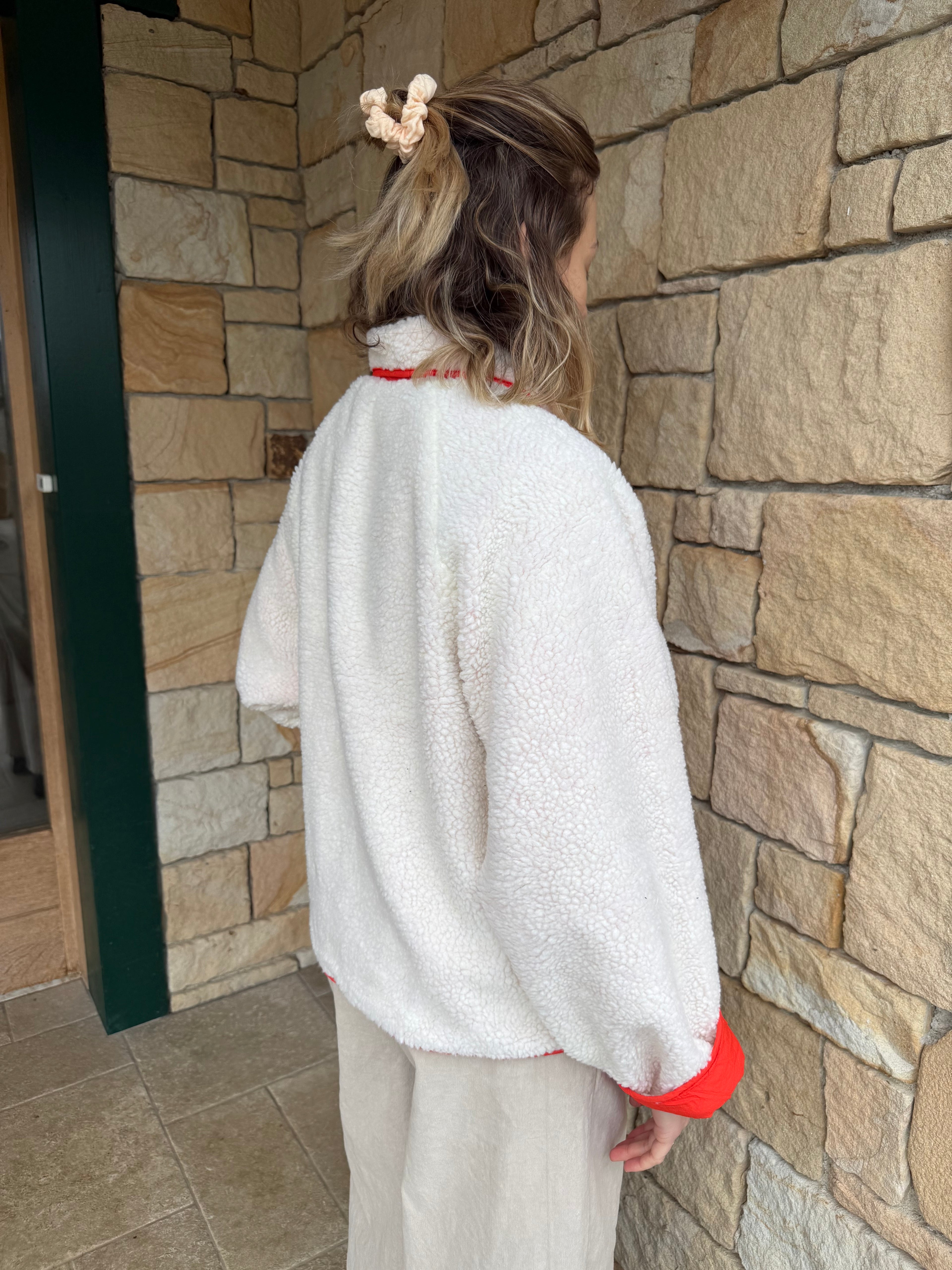 Polaire HÉLÈNE orange