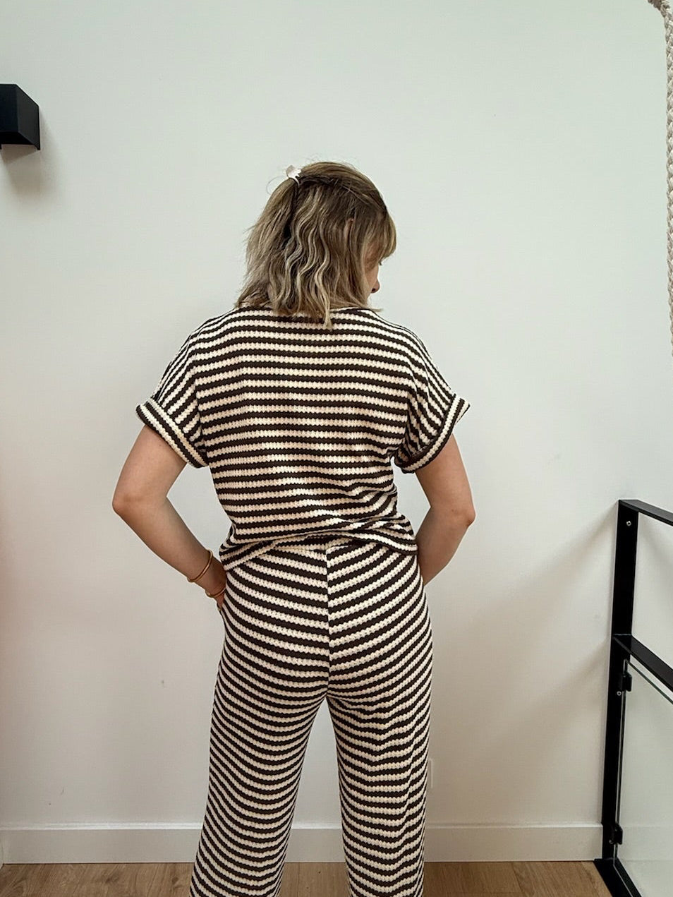 T-shirt ELEA marron