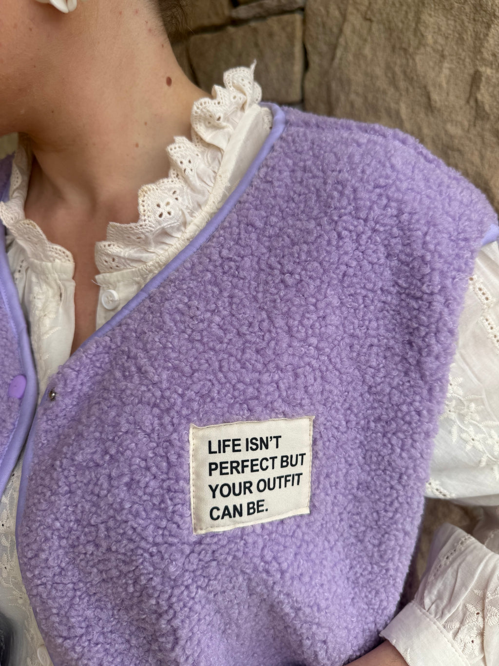 Gilet sans manches MARC lilas