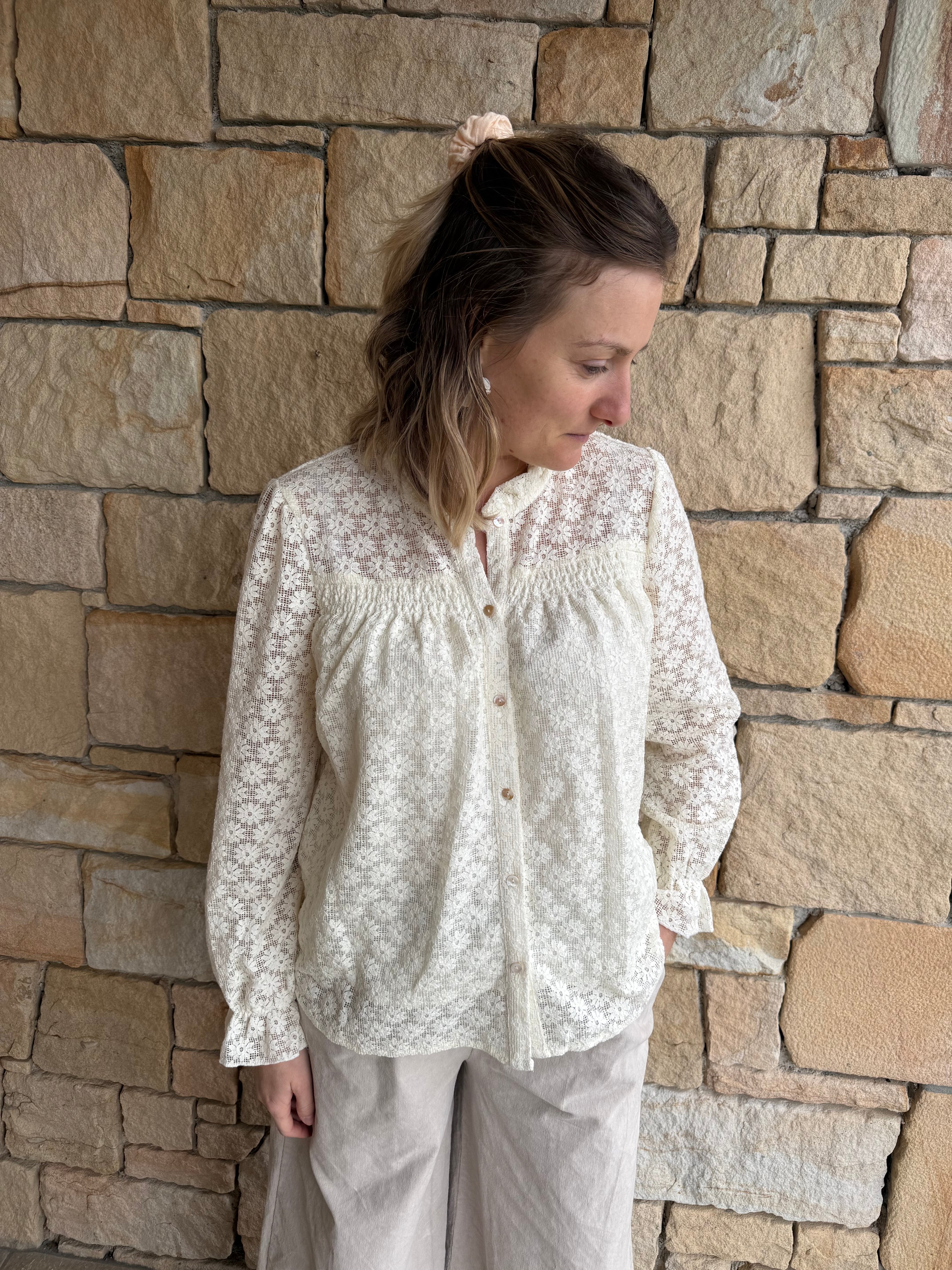 Blouse MORGANE écrue