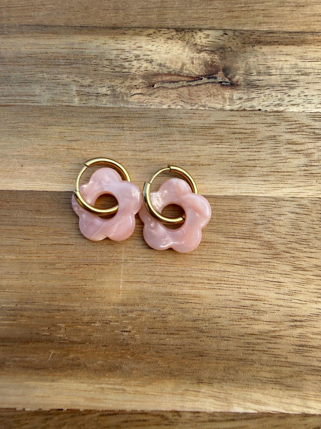 Boucles d’oreilles EMILIE roses pales