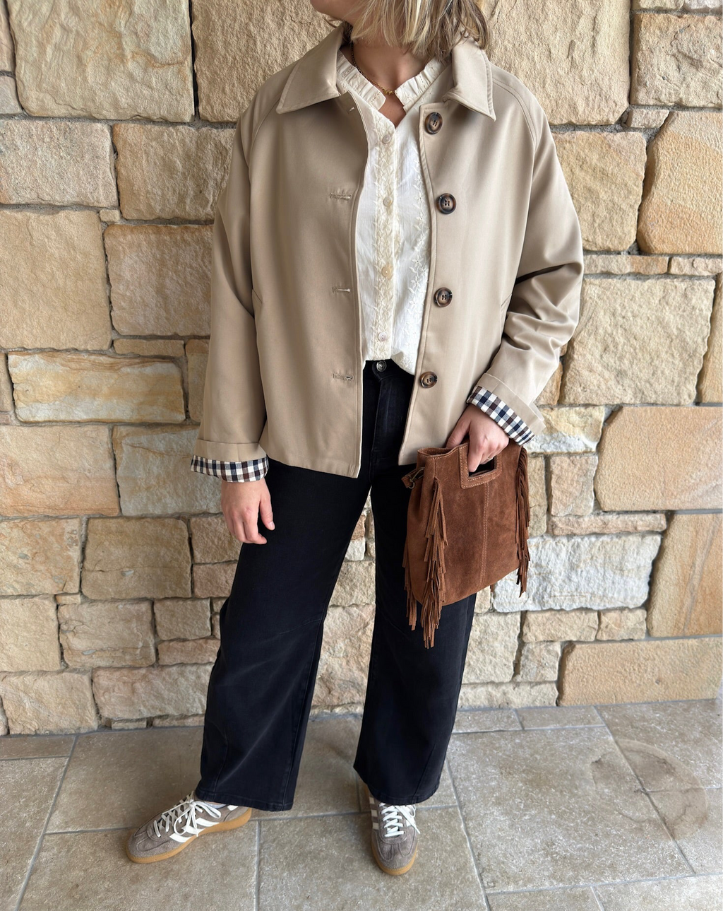 Veste trench FLORENCE - Beige