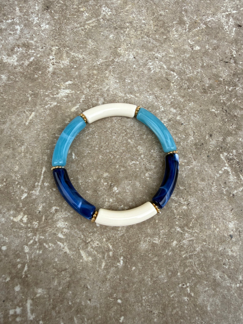 Bracelet jonc CLAUDE bleu
