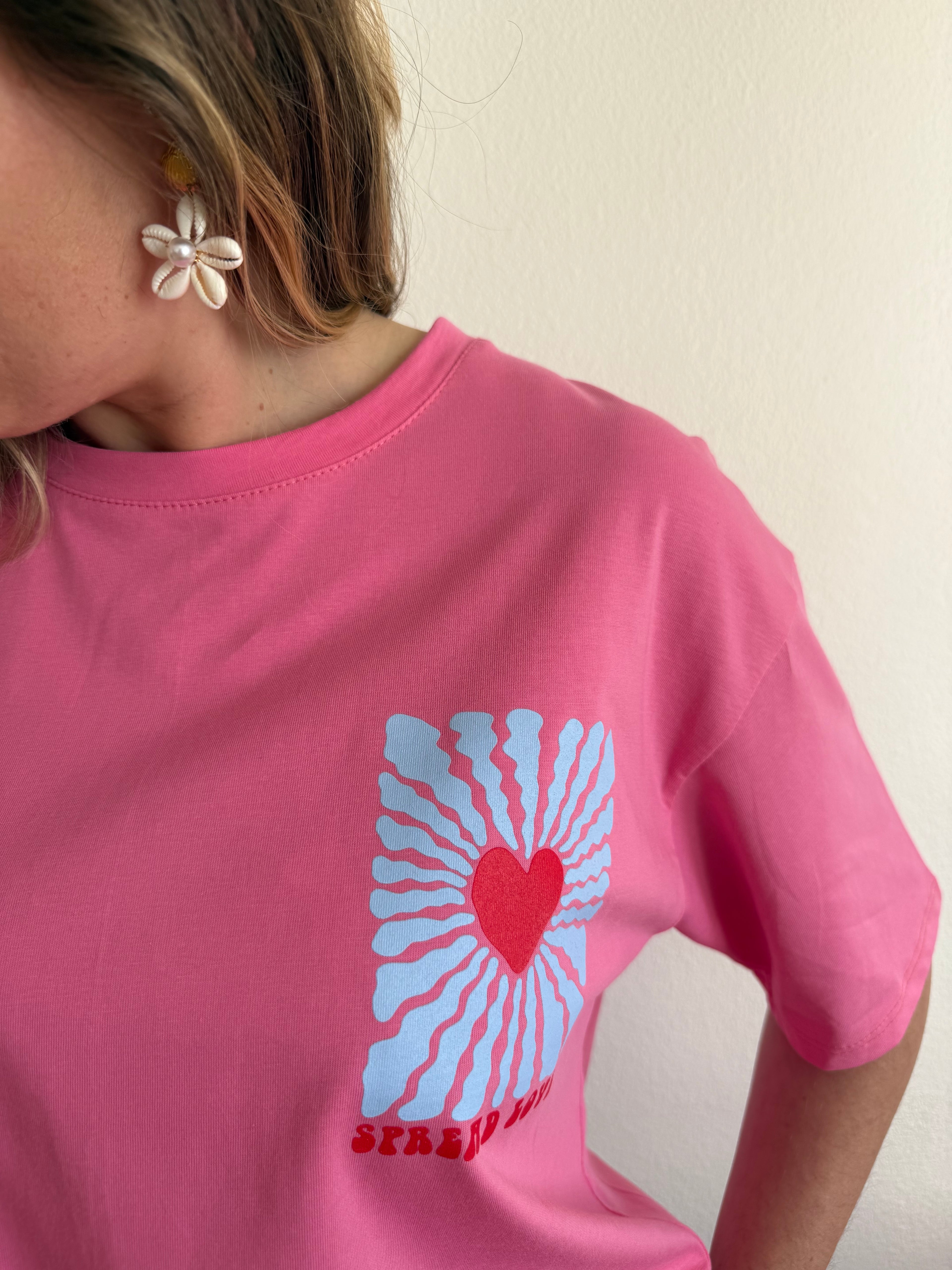 T-shirt PHILIPPE rose foncé