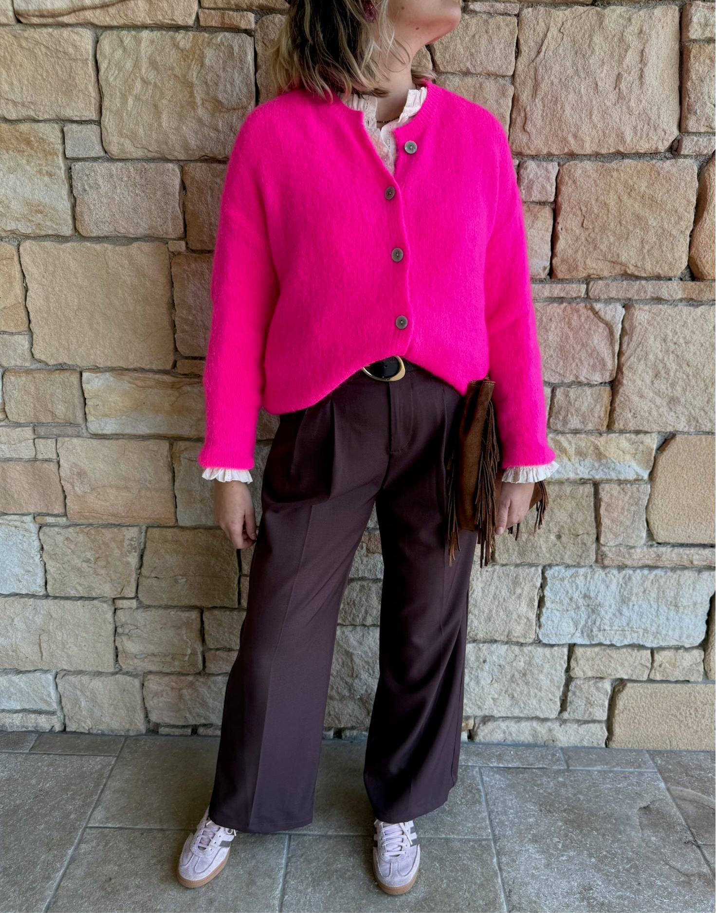 Gilet MATHIEU - Rose Fluo