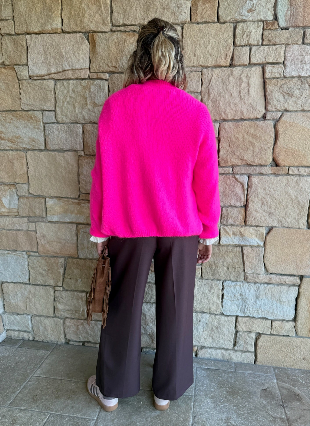 Gilet MATHIEU - Rose Fluo