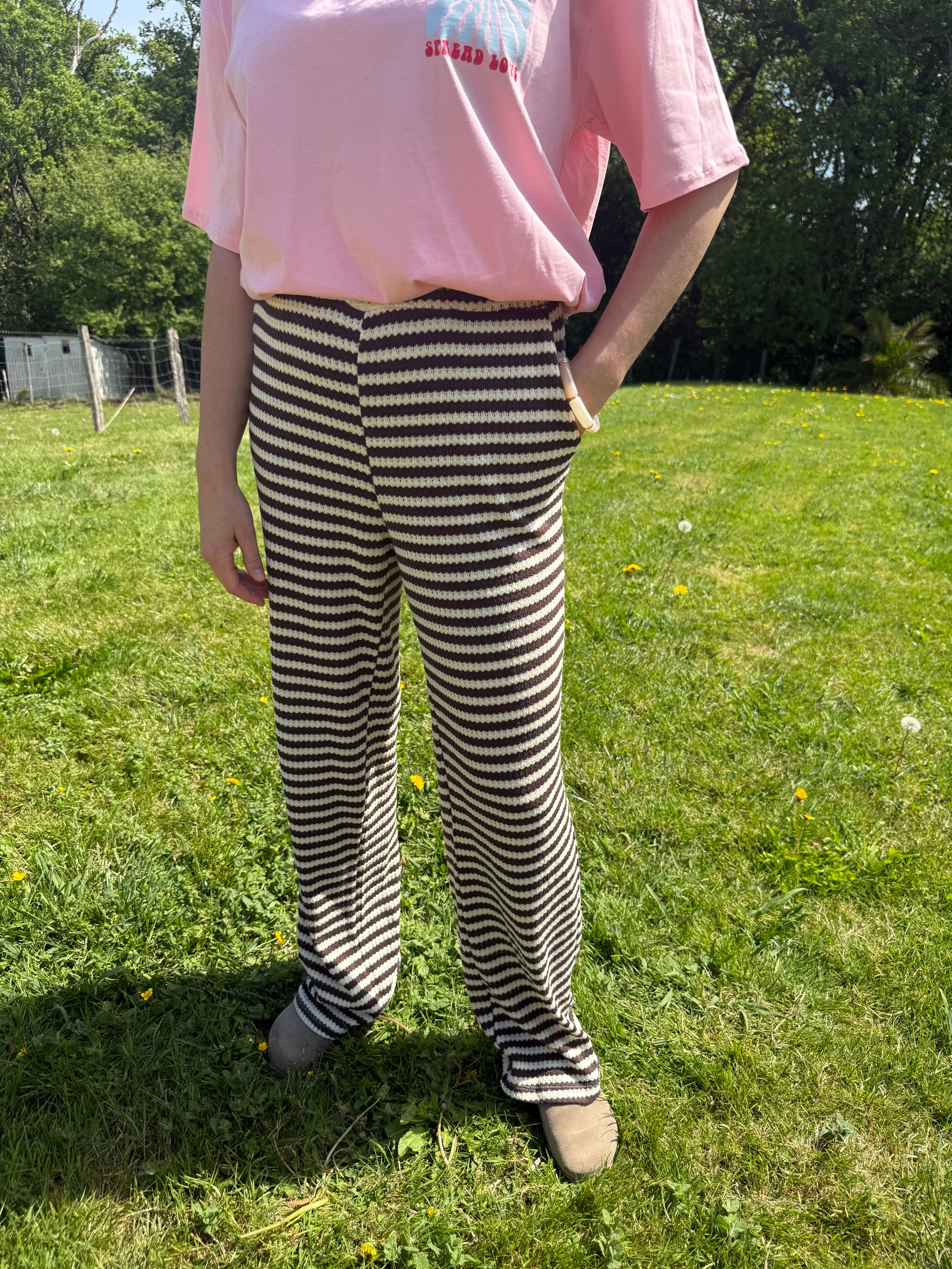 Pantalon TIMÉO marron