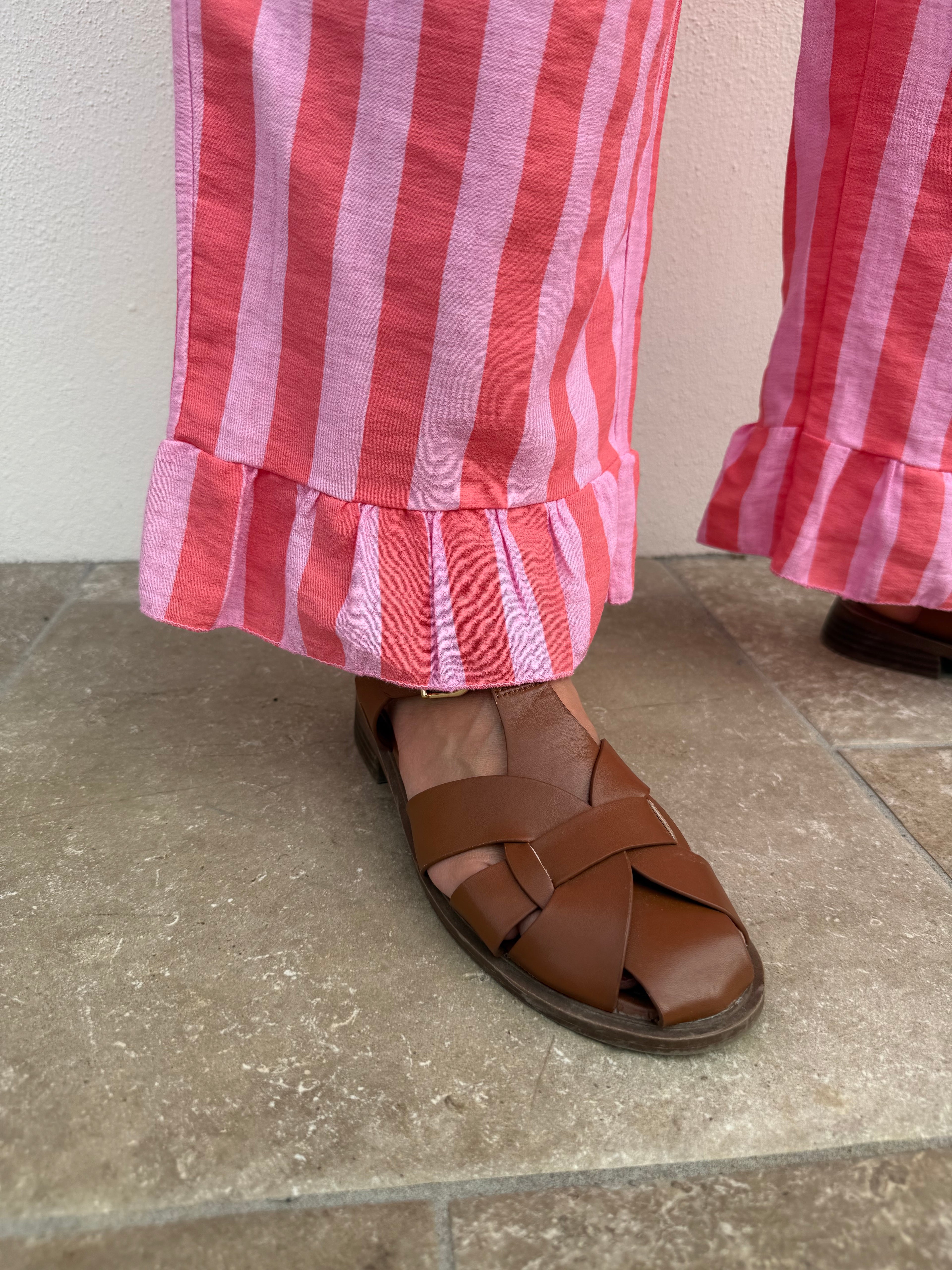 Pantalon UNAI rose/corail