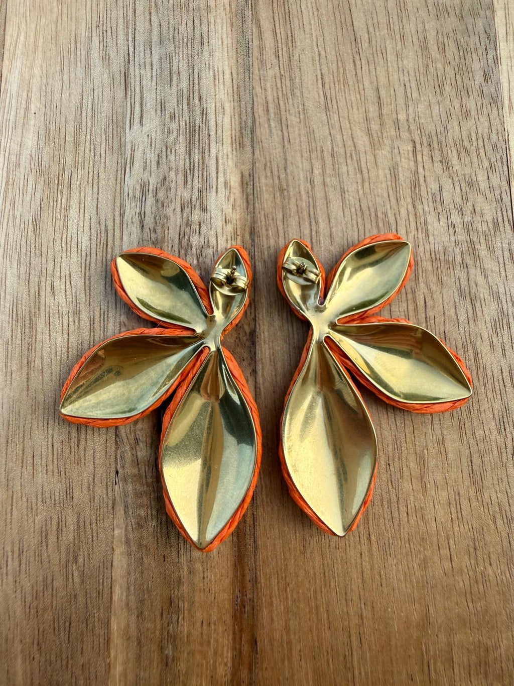 Boucles d’oreilles MATHILDE oranges