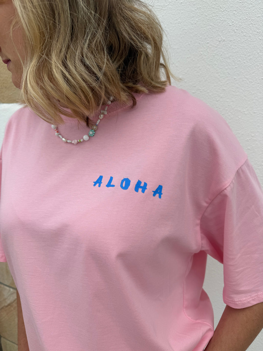 T-shirt ALOHA rose