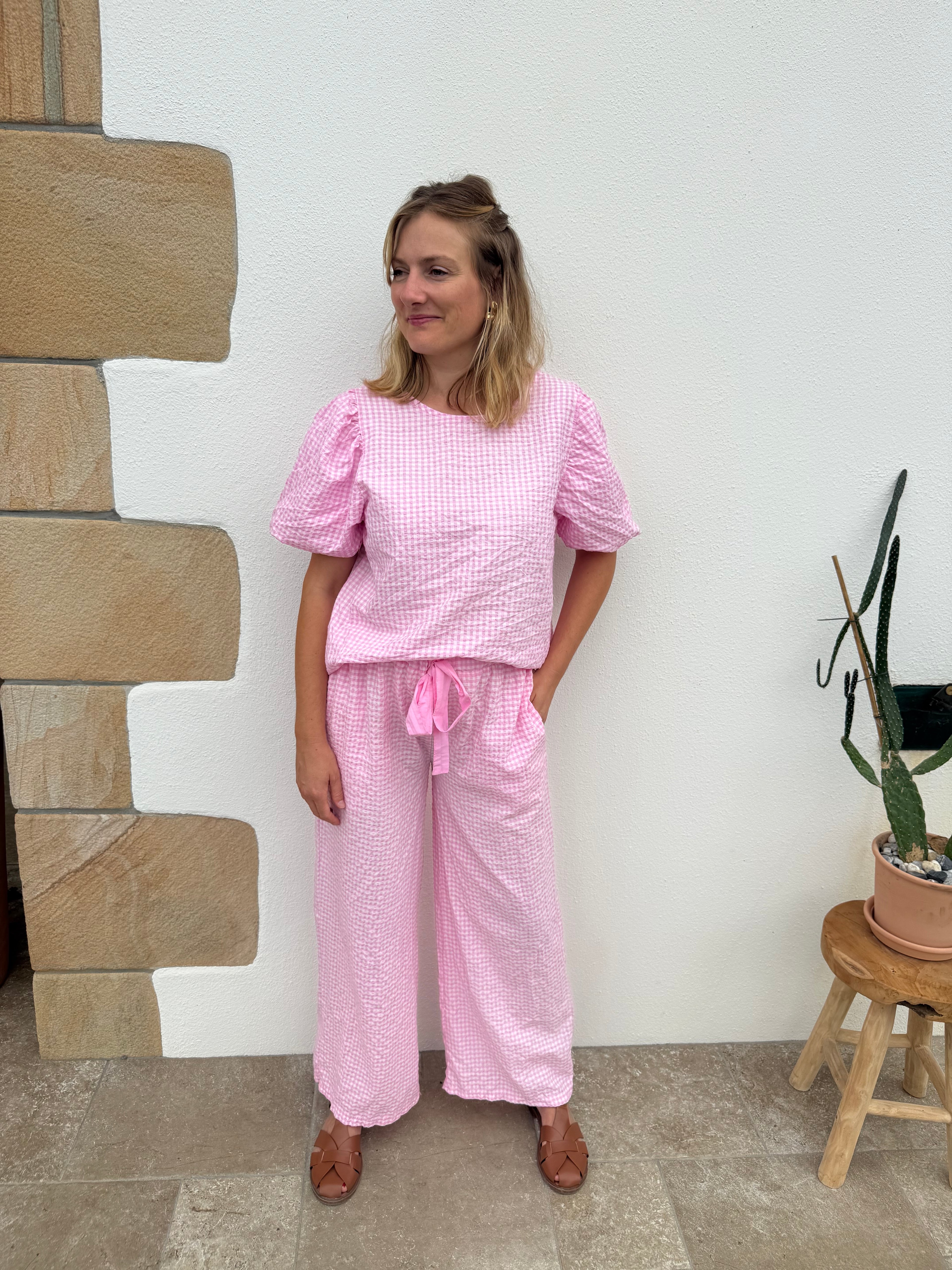 Pantalon LANA rose