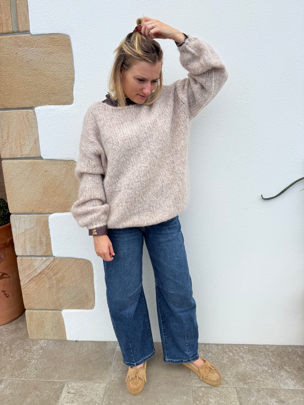 Pull YVETTE beige
