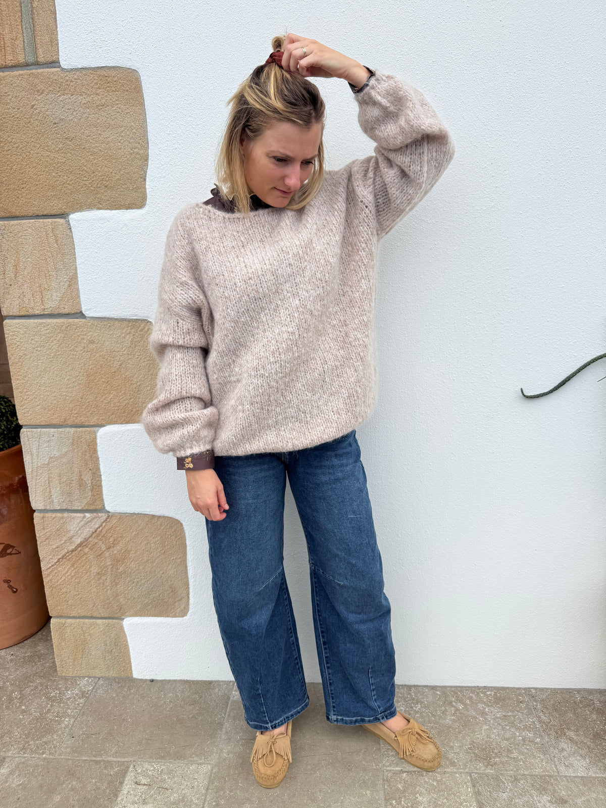 Pull YVETTE beige