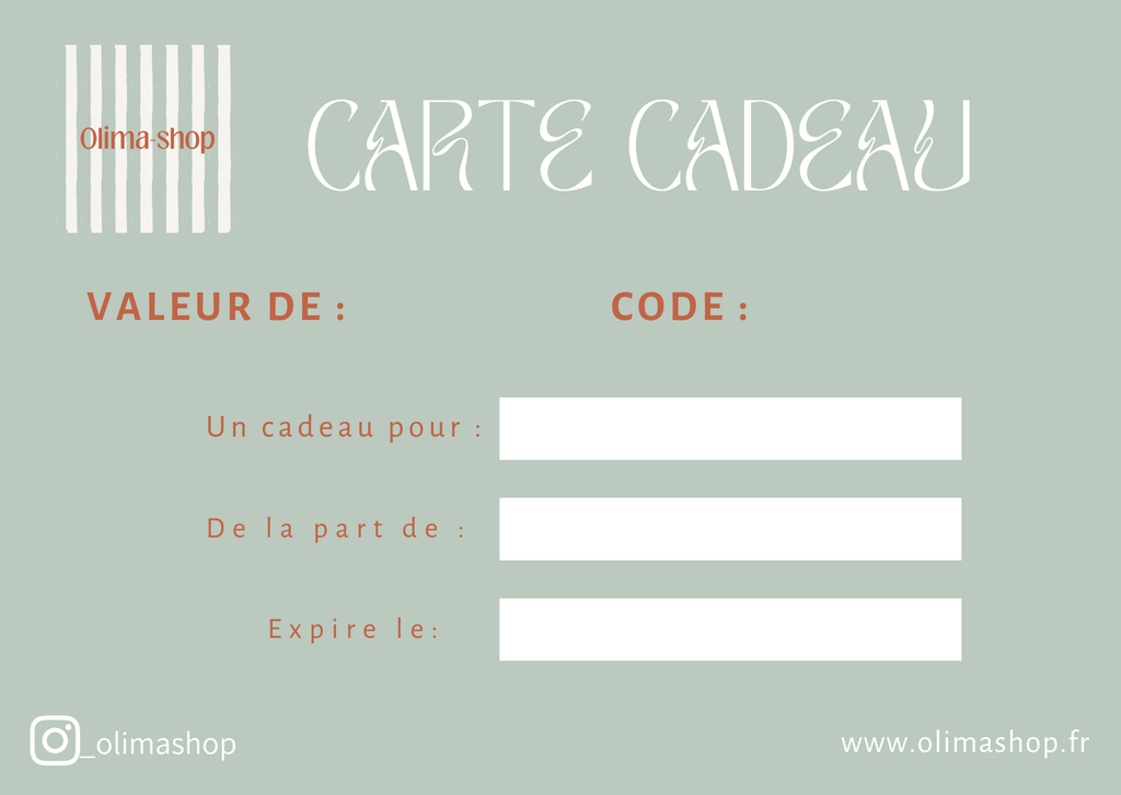 Carte cadeau