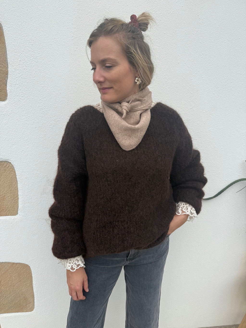 Foulard GASTON camel