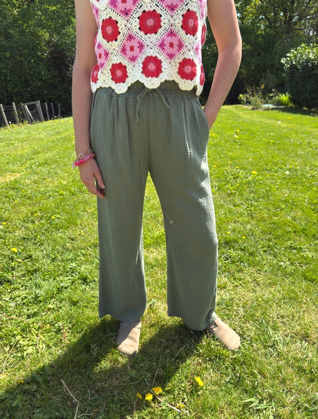 Pantalon AUDREY kaki