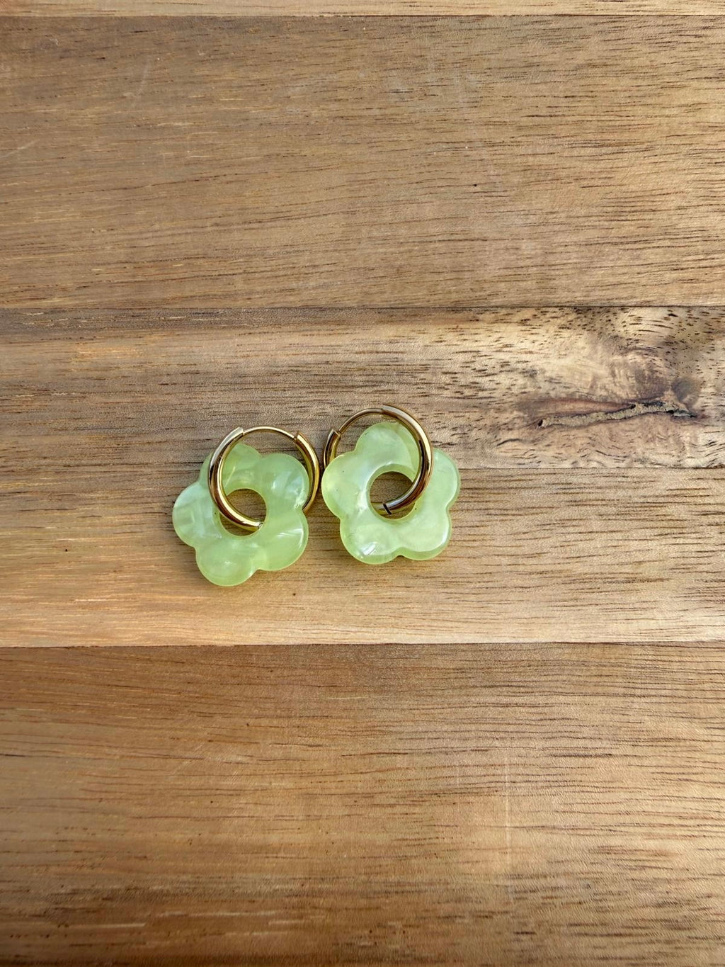 Boucles d’oreilles EMILIE vertes