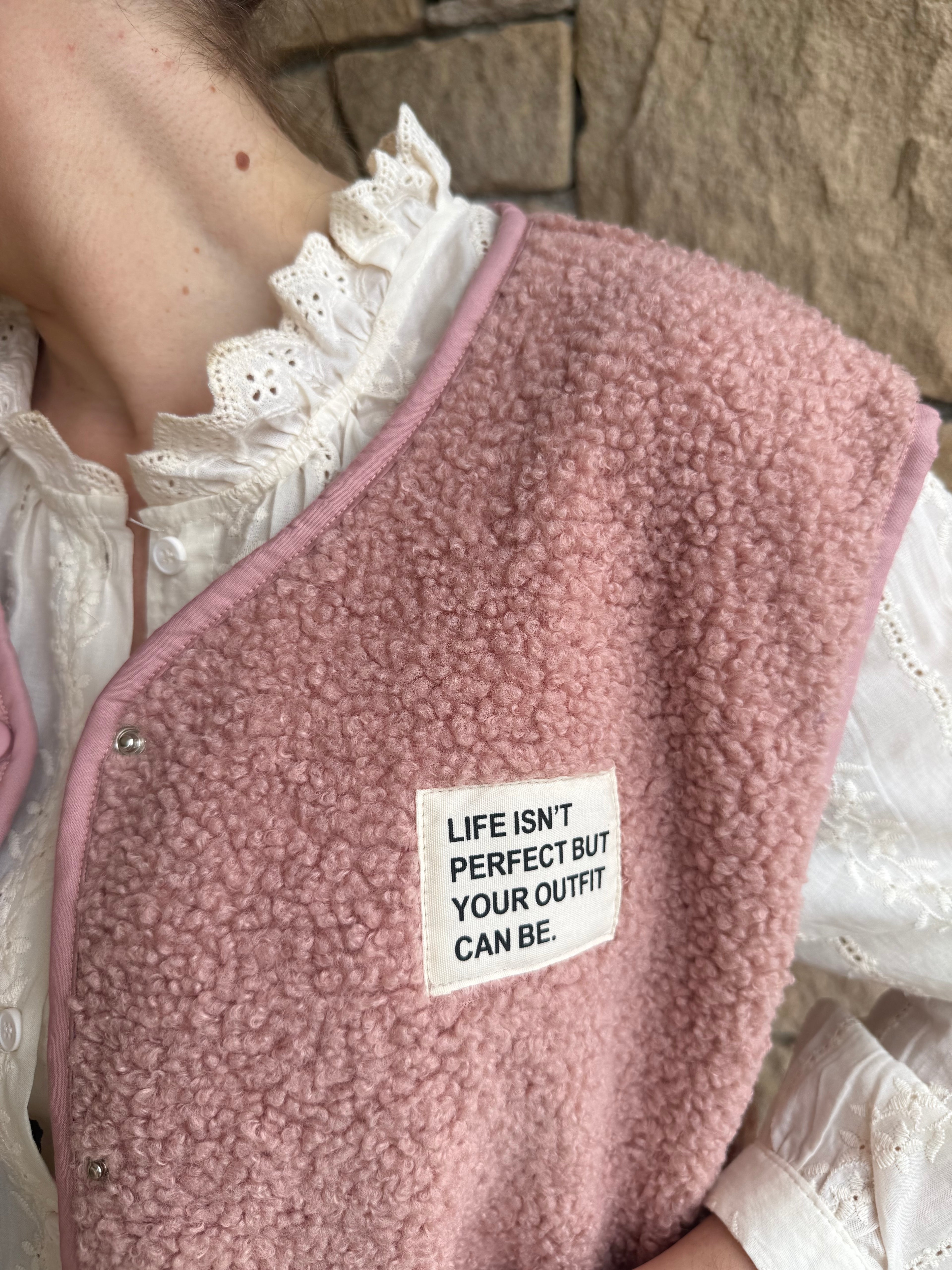 Gilet sans manches MARC rose