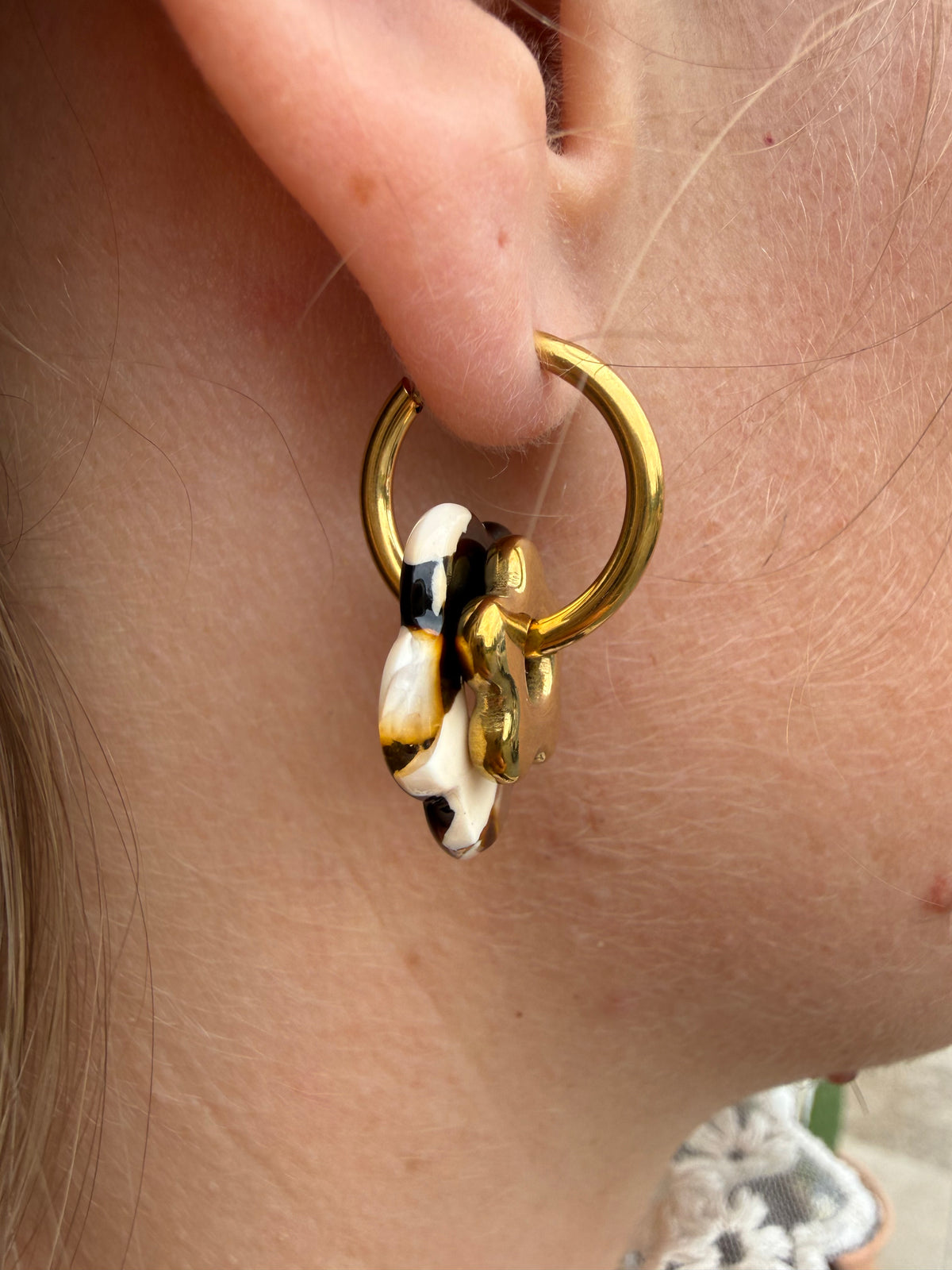 Boucles d’oreilles ADÈLE marrons