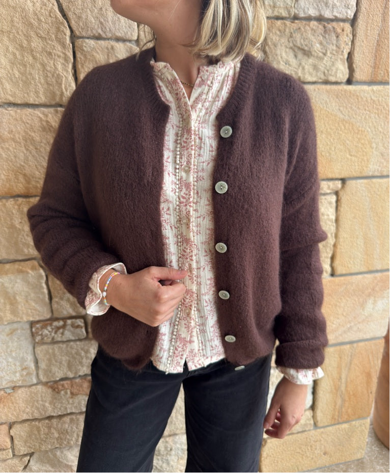 Gilet MATHIEU - Marron Chocolat
