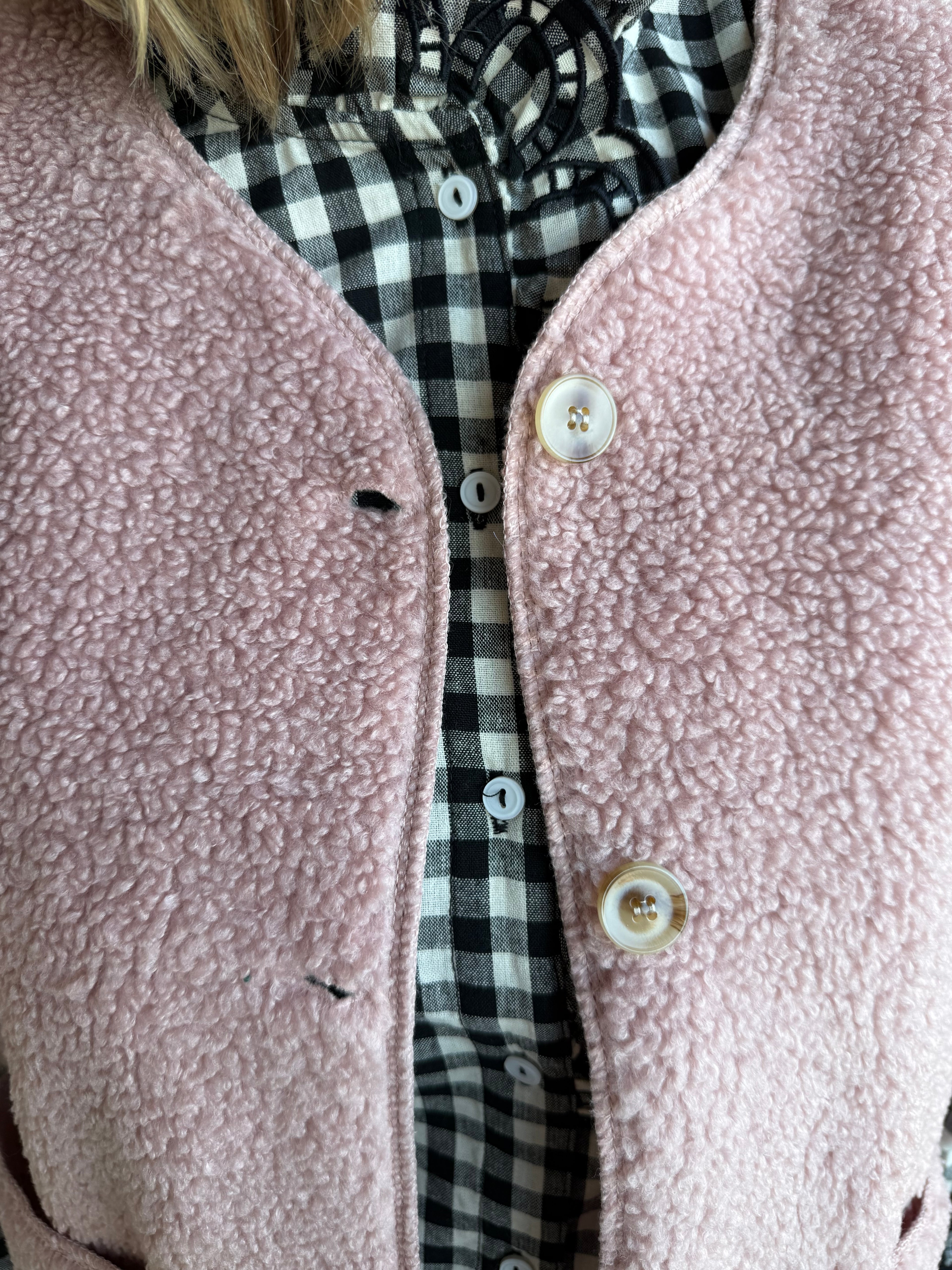 Gilet sans manches BEN rose