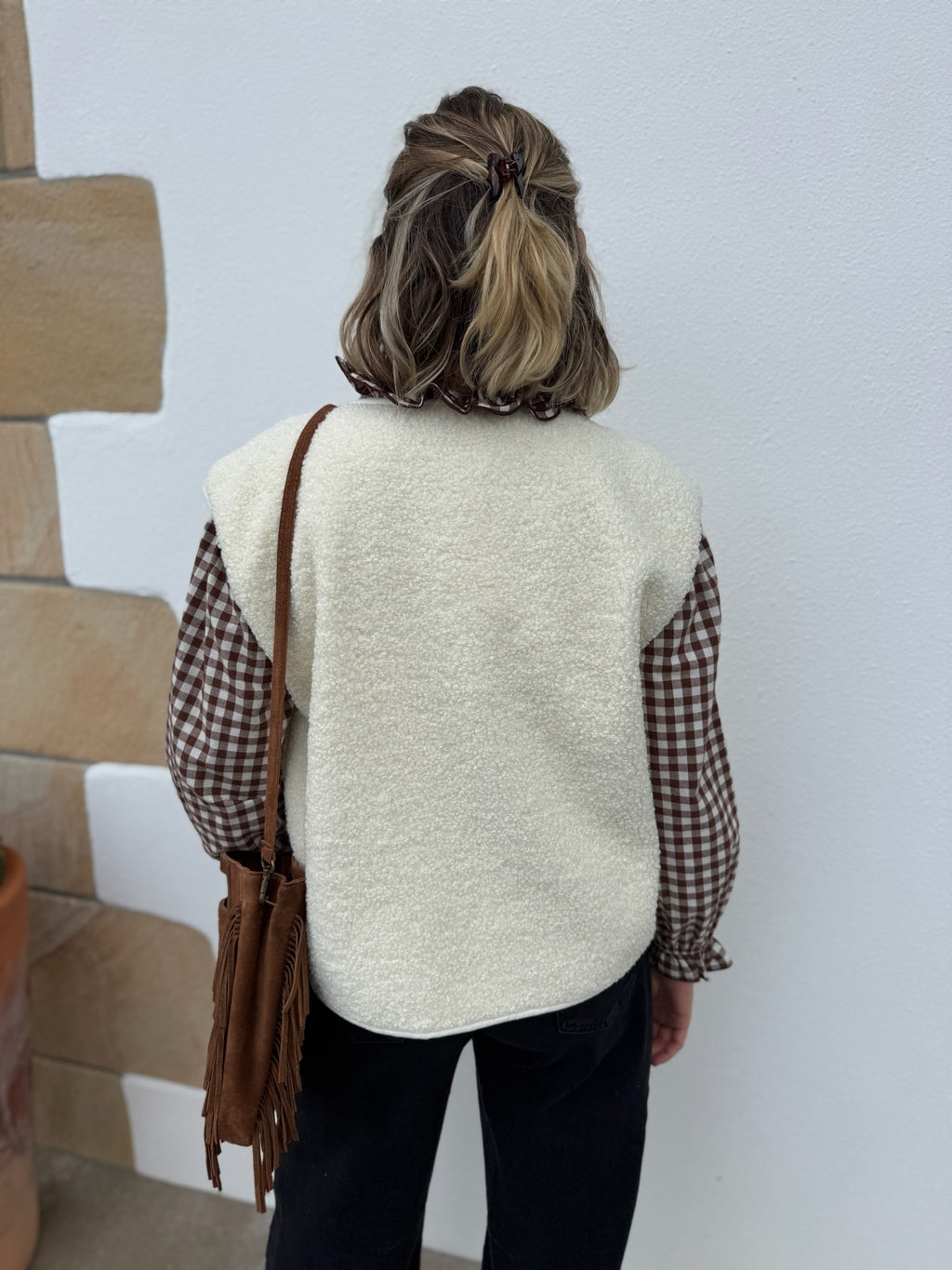 Gilet sans manches MARC - Écru