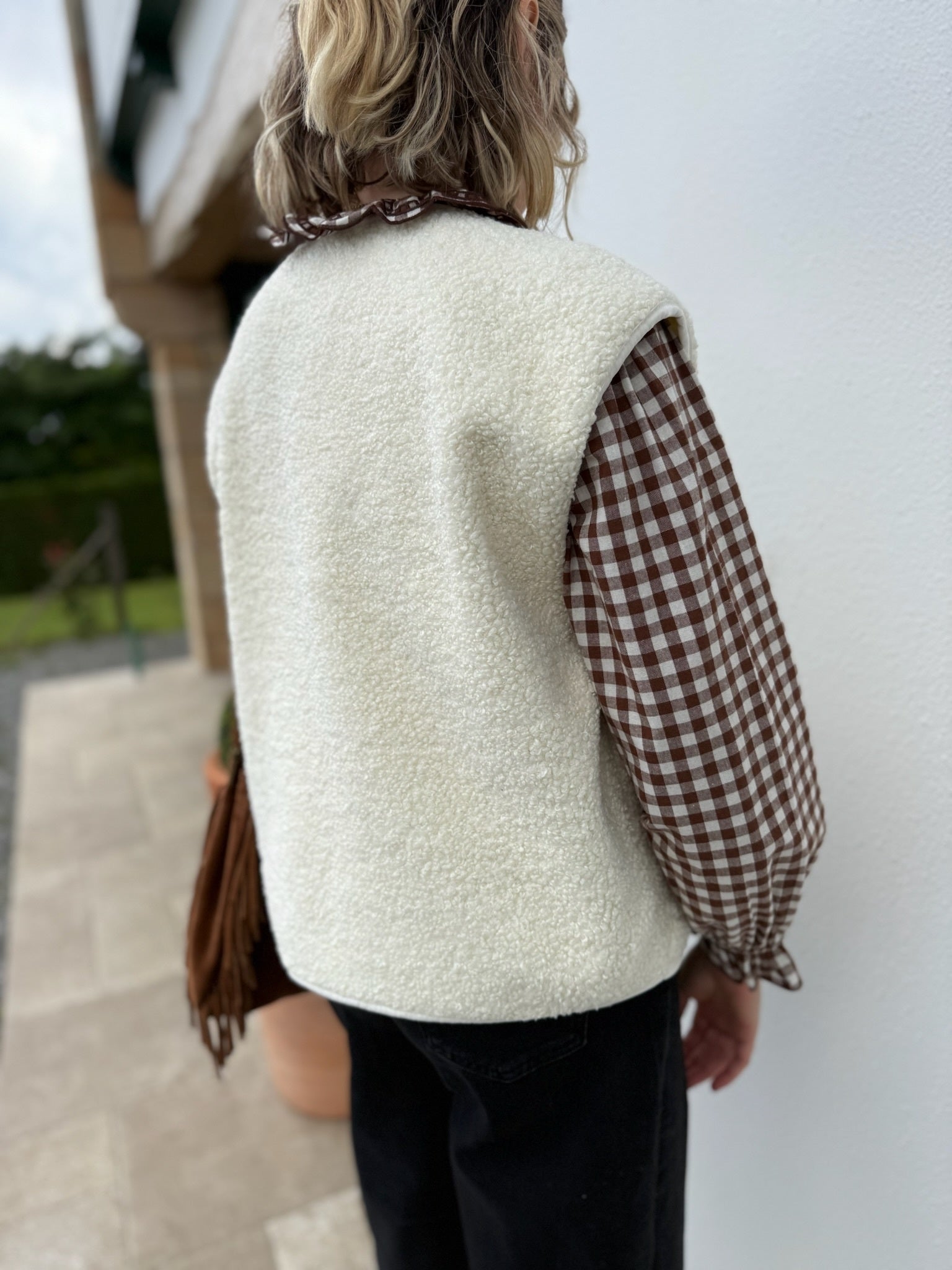 Gilet sans manches MARC - Écru