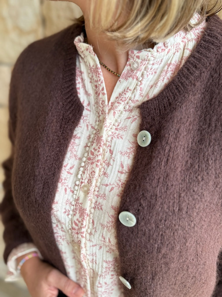 Gilet MATHIEU - Marron Chocolat