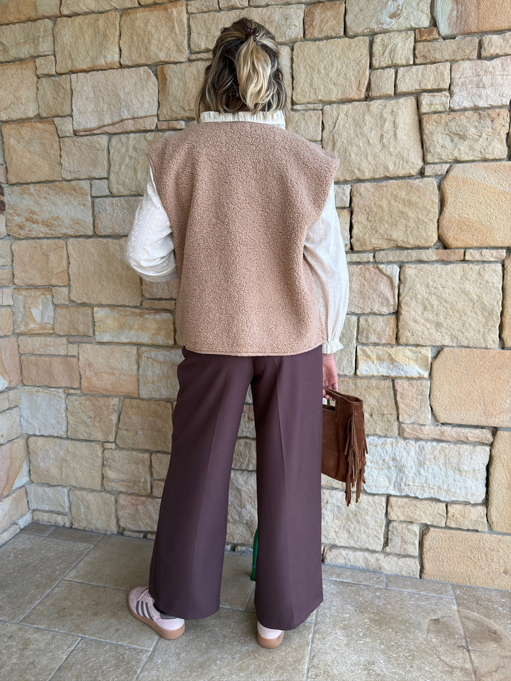 Gilet sans manches MARC - Beige