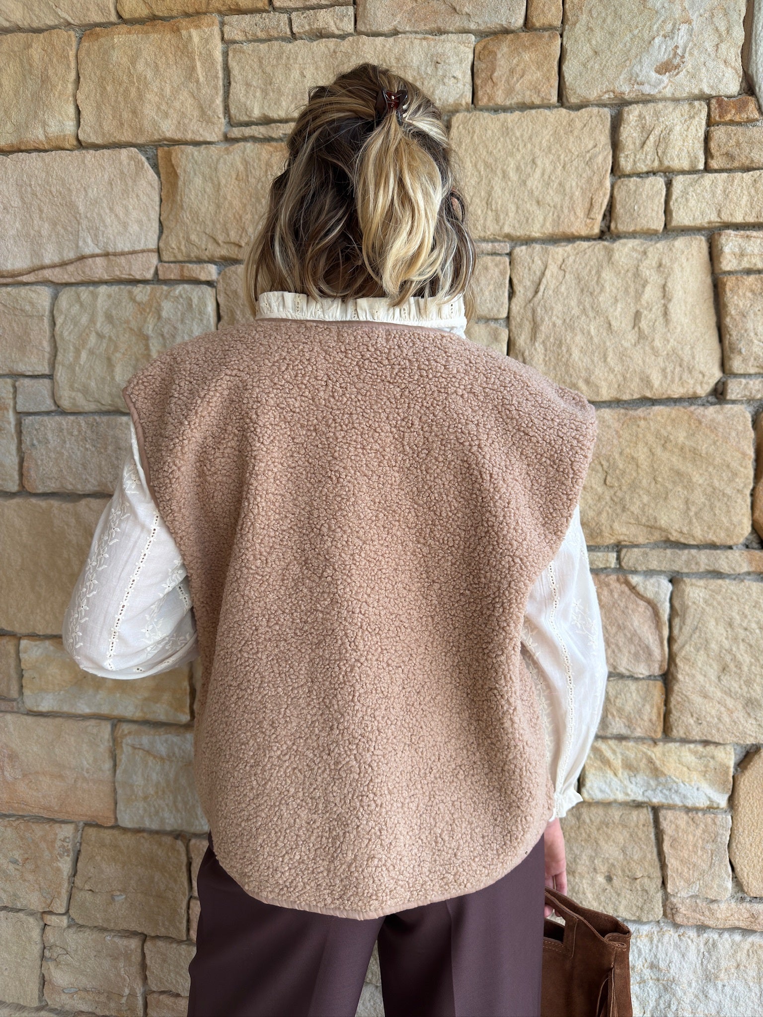Gilet sans manches MARC - Beige