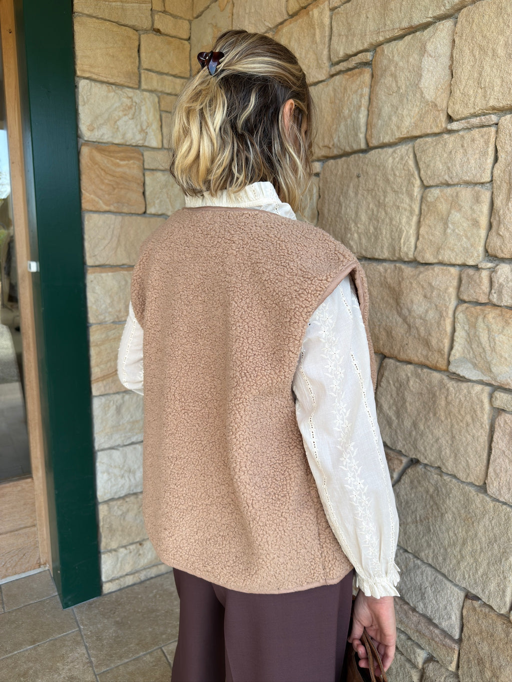 Gilet sans manches MARC - Beige