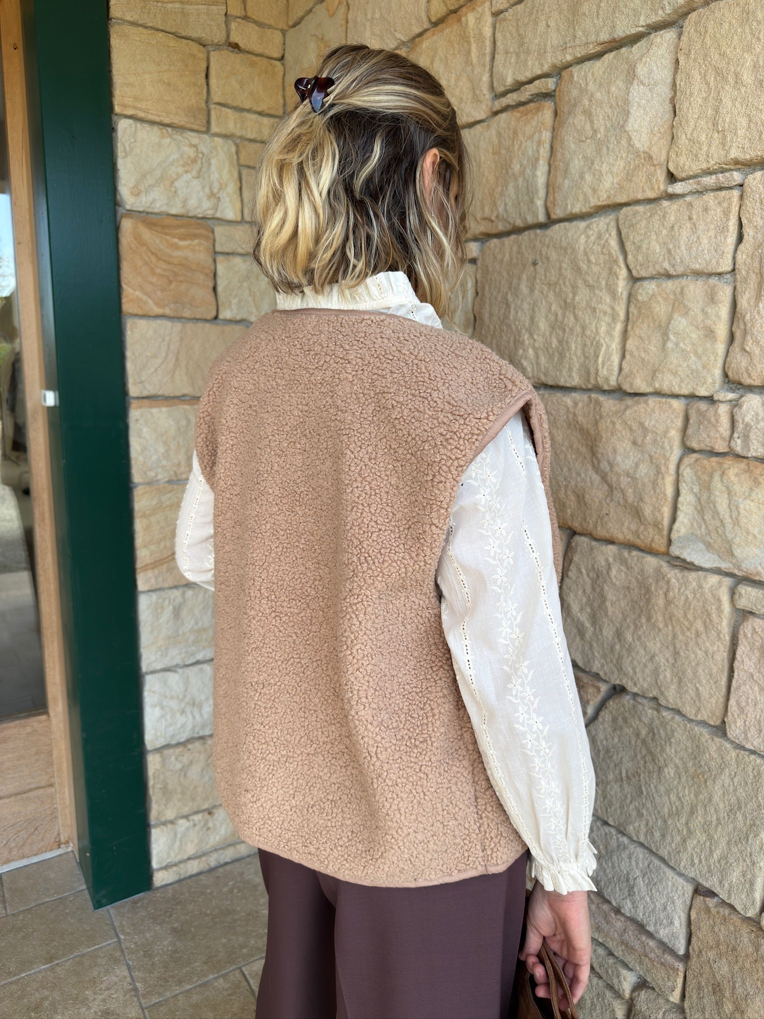 Gilet sans manches MARC - Beige