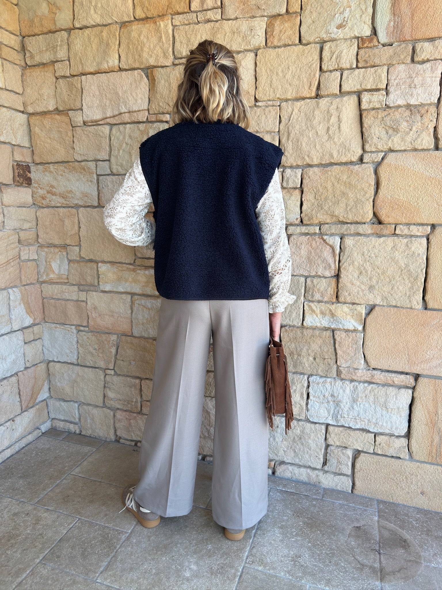 Gilet sans manches MARC - Bleu marine