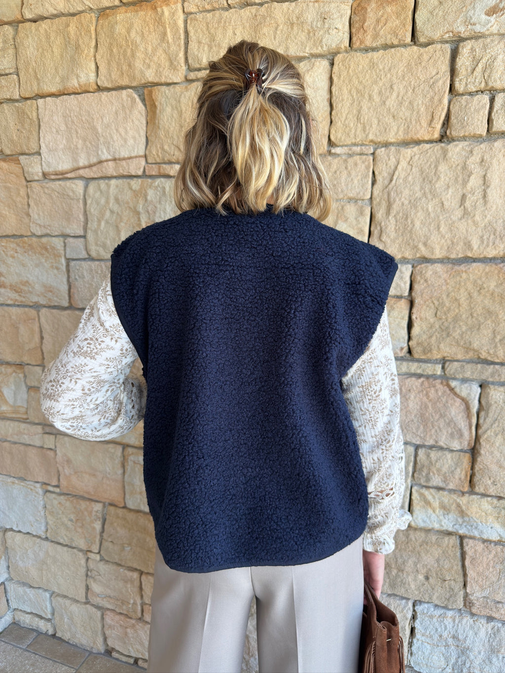 Gilet sans manches MARC - Bleu marine