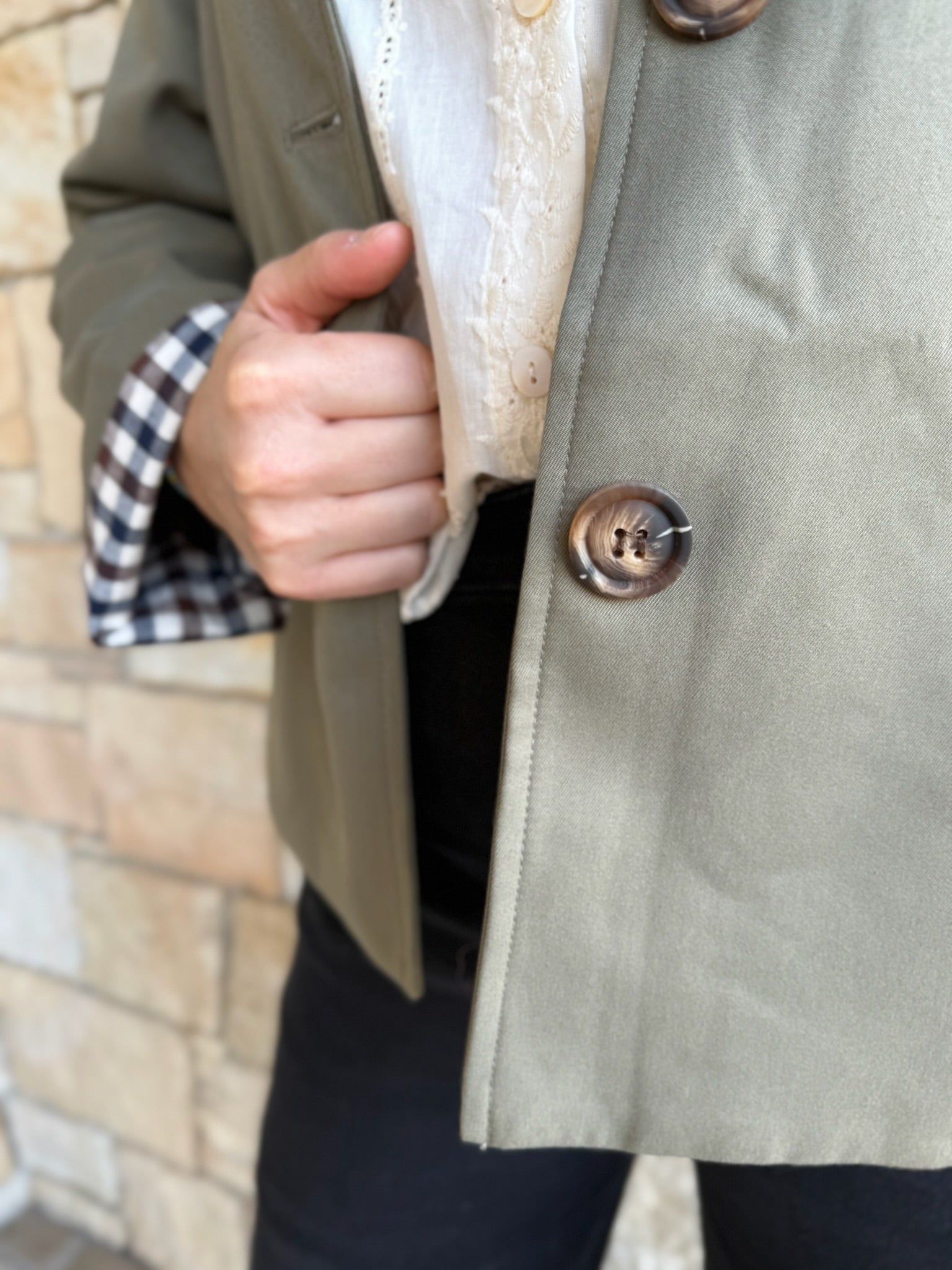 Veste trench FLORENCE - Kaki