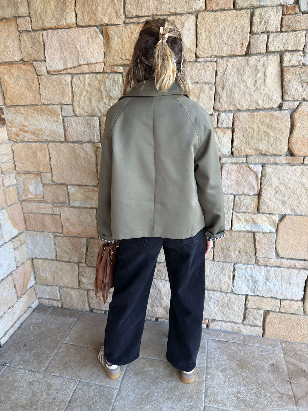 Veste trench FLORENCE - Kaki